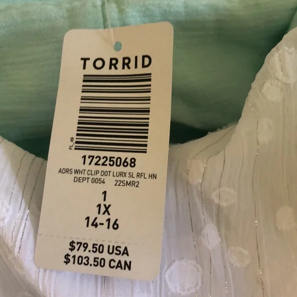 Torrid NWT White Dress - Picture 5 of 5